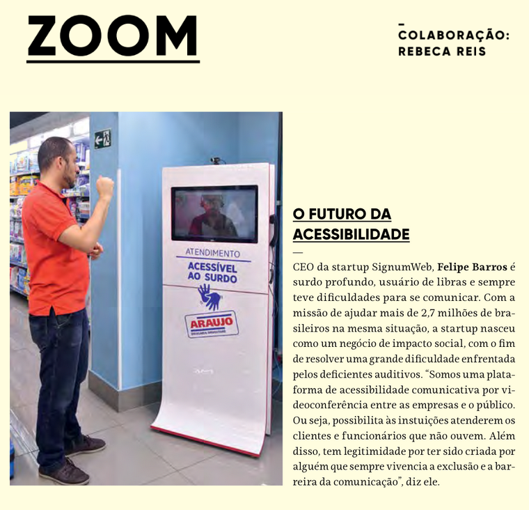 CEO da SignumWeb sai em coluna da revista Viver Brasil
