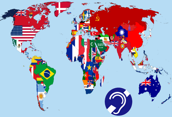 Línguas de sinais usadas em diferentes países do mundo